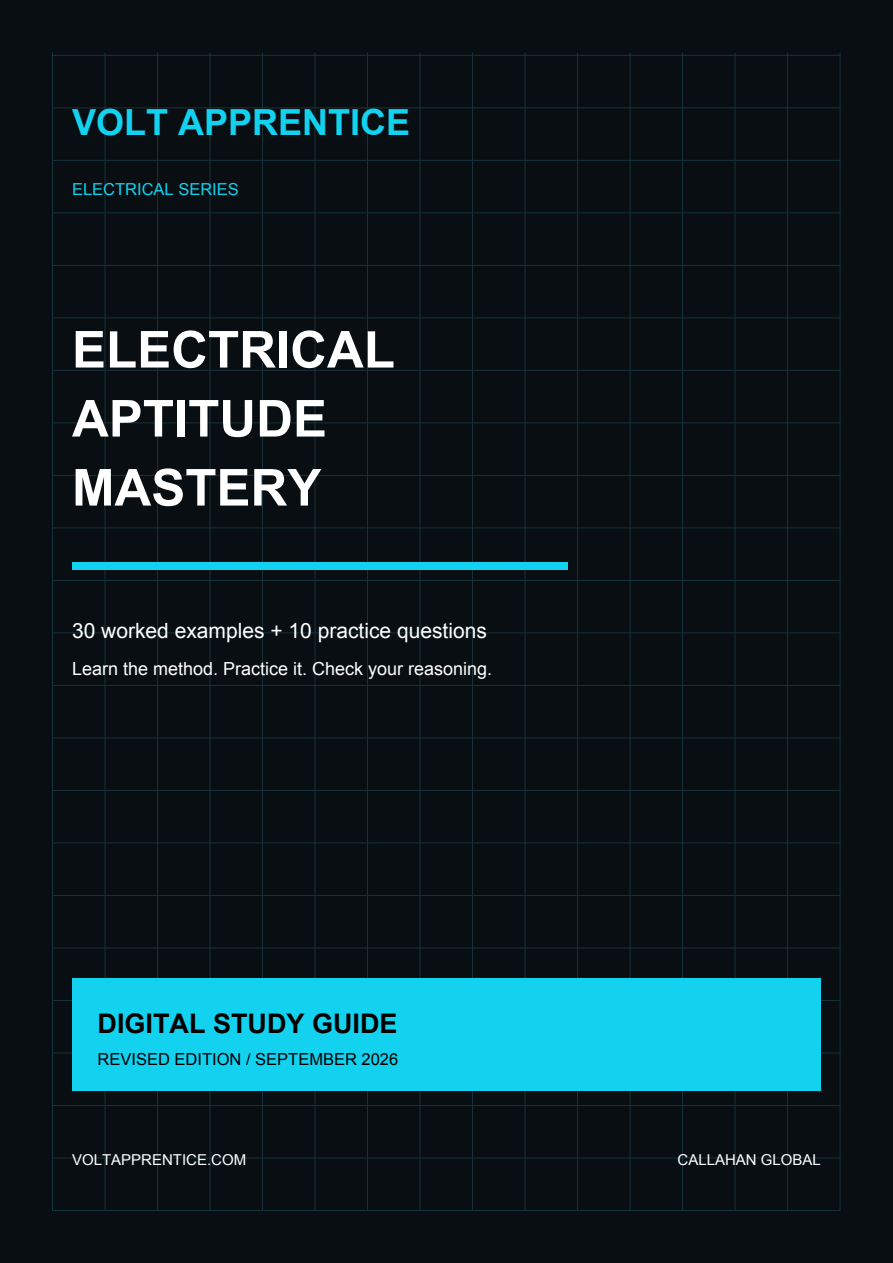 Electrical Aptitude Mastery digital workbook cover