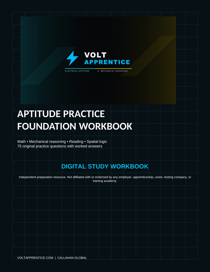 Aptitude Practice Foundation digital workbook cover